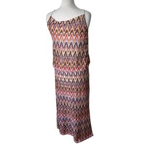 COMMA, Chevron Tank Pull On Skirt Set Size 36/6